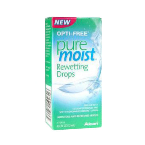 Opti-Free Pure Moist Rewetting Drops - 12 Ml
